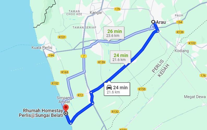 Villa Rhumah Sungai Belati Simpang Empat  Exterior foto